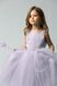 Fluffy festive dress &ldquo;Little Enchantress&rdquo; made of tulle, satin, and cotton. Perfect for graduation, birthdays, and photo shoots. Color: lilac. Size: 86