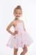 "Karamelka" festive summer dress. Adorned with French ribbon bows and a textured diamond-patterned skirt. Perfect for graduation, birthdays, and photo shoots. Color: pink. Size: 86