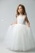 Fluffy festive dress &ldquo;Little Enchantress&rdquo; made of tulle, satin, and cotton. Perfect for graduation, birthdays, and photo shoots. Color: white. Size: 86