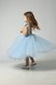 Fluffy festive dress &ldquo;Little Enchantress&rdquo; made of tulle, satin, and cotton. Perfect for graduation, birthdays, and photo shoots. Color: light blue. Size: 86