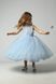 Fluffy festive dress &ldquo;Little Enchantress&rdquo; made of tulle, satin, and cotton. Perfect for graduation, birthdays, and photo shoots. Color: light blue. Size: 86