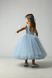 Fluffy festive dress &ldquo;Little Enchantress&rdquo; made of tulle, satin, and cotton. Perfect for graduation, birthdays, and photo shoots. Color: light blue. Size: 86